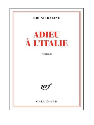 cover image of Adieu à l'Italie